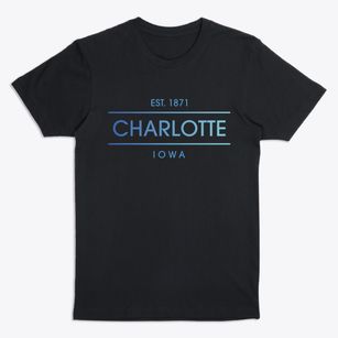 Charlotte Iowa Horizon Premium T-Shirt