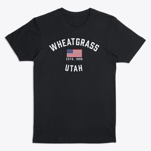 Wheatgrass Utah Patriot Premium T-Shirt