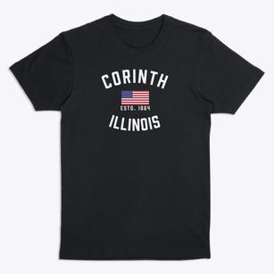 Corinth Illinois Patriot Premium T-Shirt