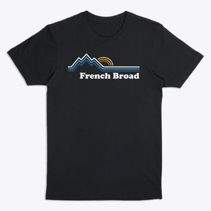French Broad Tennessee Mountain View Premium T-Shirt