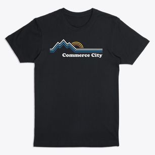 Commerce City Colorado Mountain View Premium T-Shirt