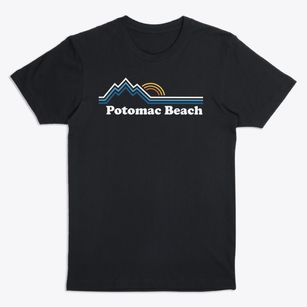 Potomac Beach Virginia Mountain View Premium T-Shirt