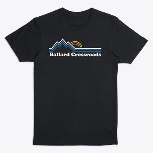 Ballard Crossroads North Carolina Mountain View Premium T-Shirt