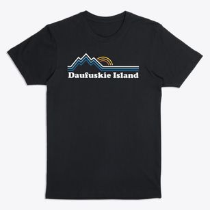Daufuskie Island South Carolina Mountain View Premium T-Shirt