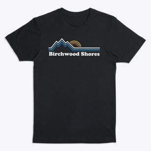 Birchwood Shores Michigan Mountain View Premium T-Shirt