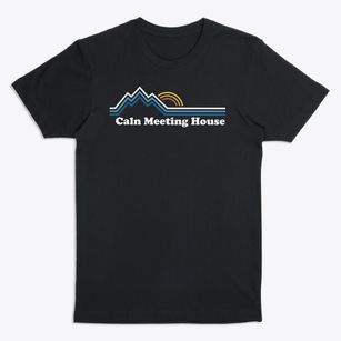 Caln Meeting House Pennsylvania Mountain View Premium T-Shirt