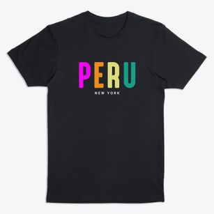 Peru New York Color Pop Premium T-Shirt