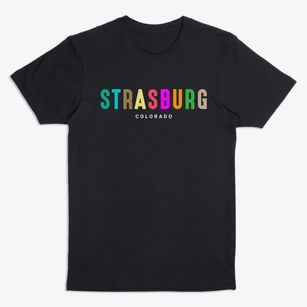 Strasburg Colorado Color Pop Premium T-Shirt