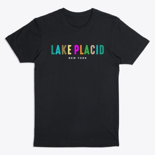 Lake Placid New York Color Pop Premium T-Shirt