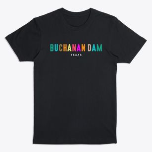 Buchanan Dam Texas Color Pop Premium T-Shirt