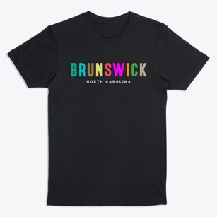 Brunswick North Carolina Color Pop Premium T-Shirt
