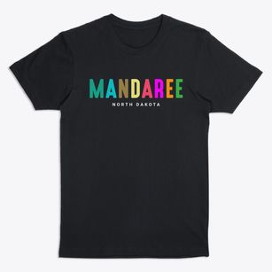 Mandaree North Dakota Color Pop Premium T-Shirt