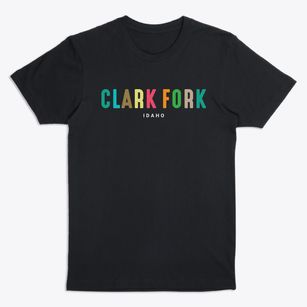 Clark Fork Idaho Color Pop Premium T-Shirt