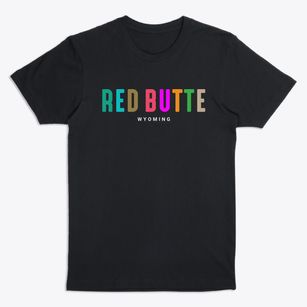 Red Butte Wyoming Color Pop Premium T-Shirt