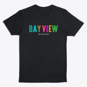 Bay View Michigan Color Pop Premium T-Shirt
