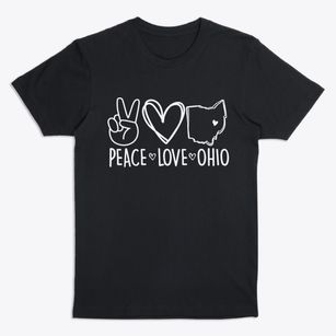  Ohio Peace Love Premium T-Shirt