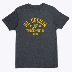 Saint Cecilia Catholic School Track and Field Premium T-Shirt