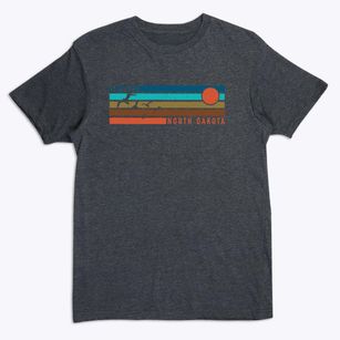 Hunter North Dakota Blissful Sunset Premium T-Shirt