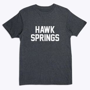 Hawk Springs Wyoming Classic Block Premium T-Shirt