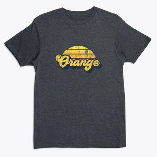 Orange New York Sublime Sunset Premium T-Shirt