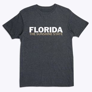  Florida White and Gold Premium T-Shirt