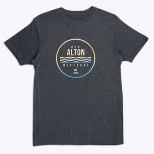 Alton Missouri Color Fade Premium T-Shirt