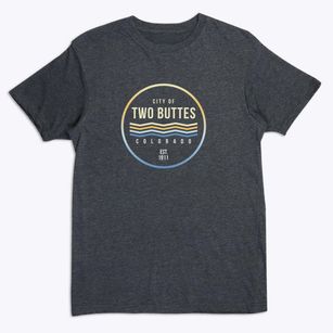 Two Buttes Colorado Color Fade Premium T-Shirt