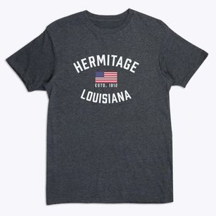 Hermitage Louisiana Patriot Premium T-Shirt