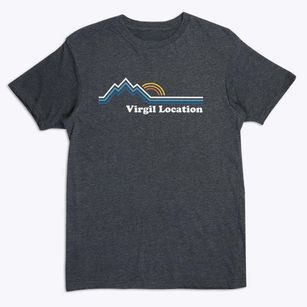 Virgil Location Michigan Mountain View Premium T-Shirt