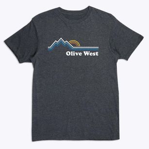 Olive West Arizona Mountain View Premium T-Shirt