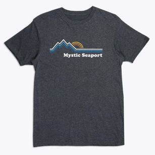 Mystic Seaport Connecticut Mountain View Premium T-Shirt