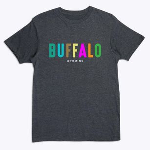 Buffalo Wyoming Color Pop Premium T-Shirt