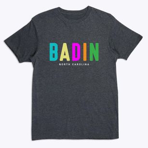 Badin North Carolina Color Pop Premium T-Shirt