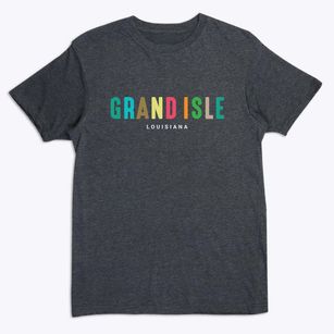 Grand Isle Louisiana Color Pop Premium T-Shirt