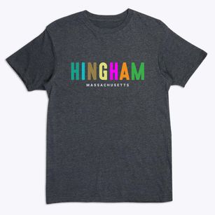 Hingham Massachusetts Color Pop Premium T-Shirt