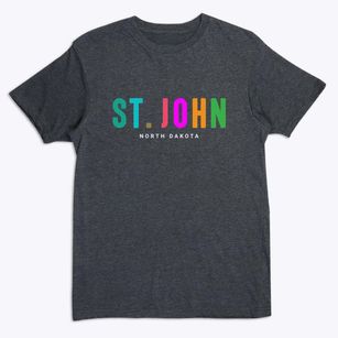 St. John North Dakota Color Pop Premium T-Shirt