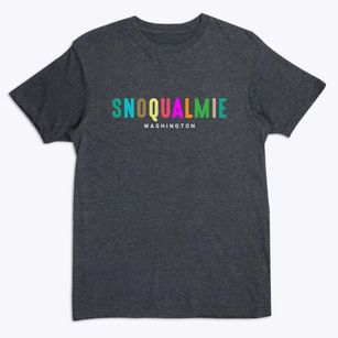 Snoqualmie Washington Color Pop Premium T-Shirt