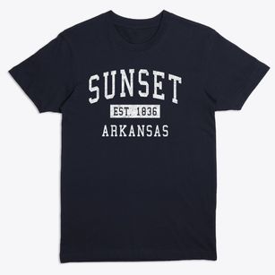 Sunset Arkansas Classic Established Premium T-Shirt