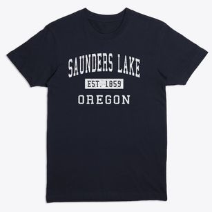 Saunders Lake Oregon Classic Established Premium T-Shirt
