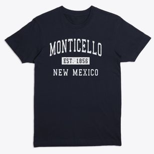 Monticello New Mexico Classic Established Premium T-Shirt