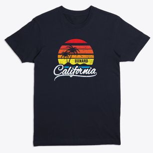 Oxnard California Palm Tree Sunset Premium T-Shirt