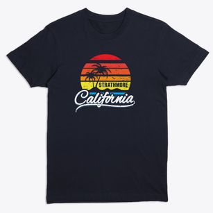 Strathmore California Palm Tree Sunset Premium T-Shirt