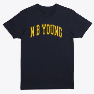 N B Young Middle Magnet School Varsity Arch Premium T-Shirt