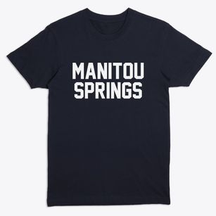 Manitou Springs Colorado Classic Block Premium T-Shirt