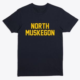 North Muskegon Michigan Classic Block Premium T-Shirt