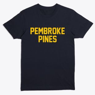 Pembroke Pines Florida Classic Block Premium T-Shirt