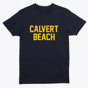 Calvert Beach Maryland Classic Block Premium T-Shirt