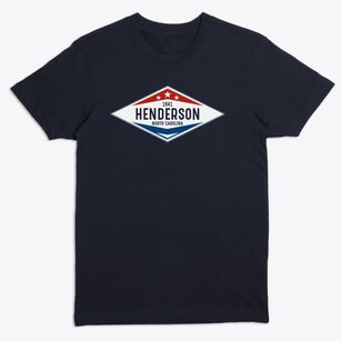 Henderson North Carolina Diamond Star Premium T-Shirt