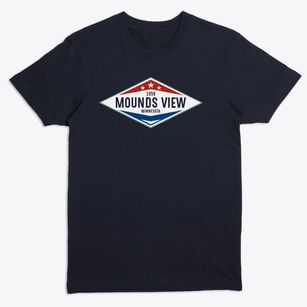 Mounds View Minnesota Diamond Star Premium T-Shirt