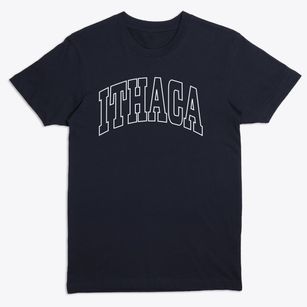 Ithaca Ohio Trendy Block Premium T-Shirt